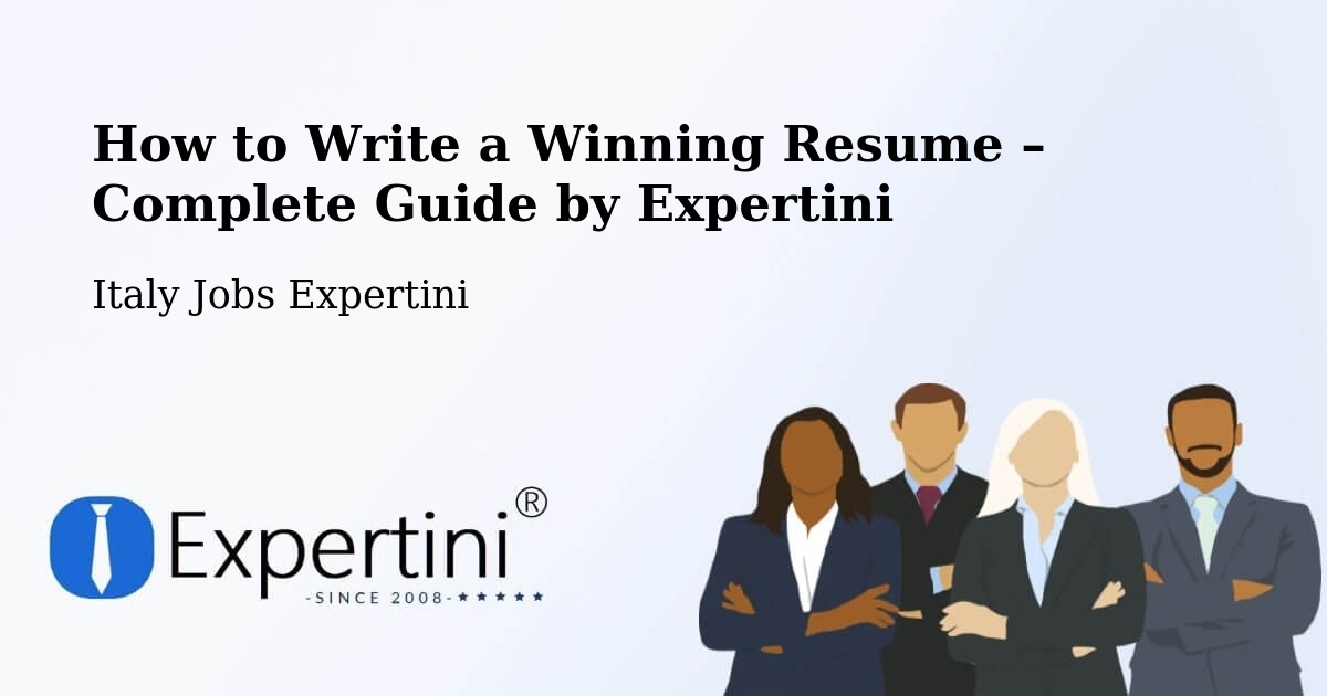 Resume Writing Guide for Job Seekers – Foggia - Foggia, Italy Jobs Expertini